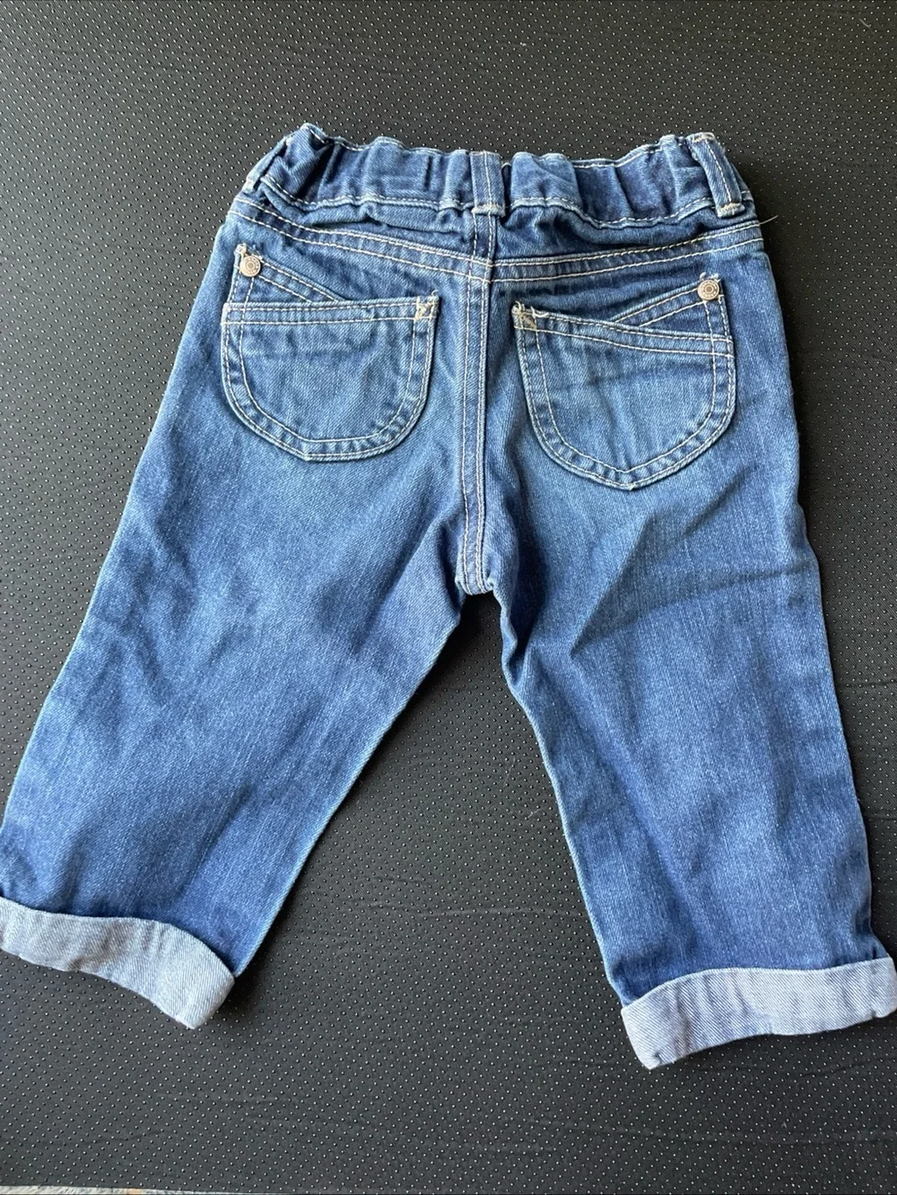 OshKosh B'gosh Purple Floral Sundress & Blue Denim Jeans Set